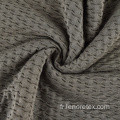 93% polyester 7% tissu jacquard en tricot extensible